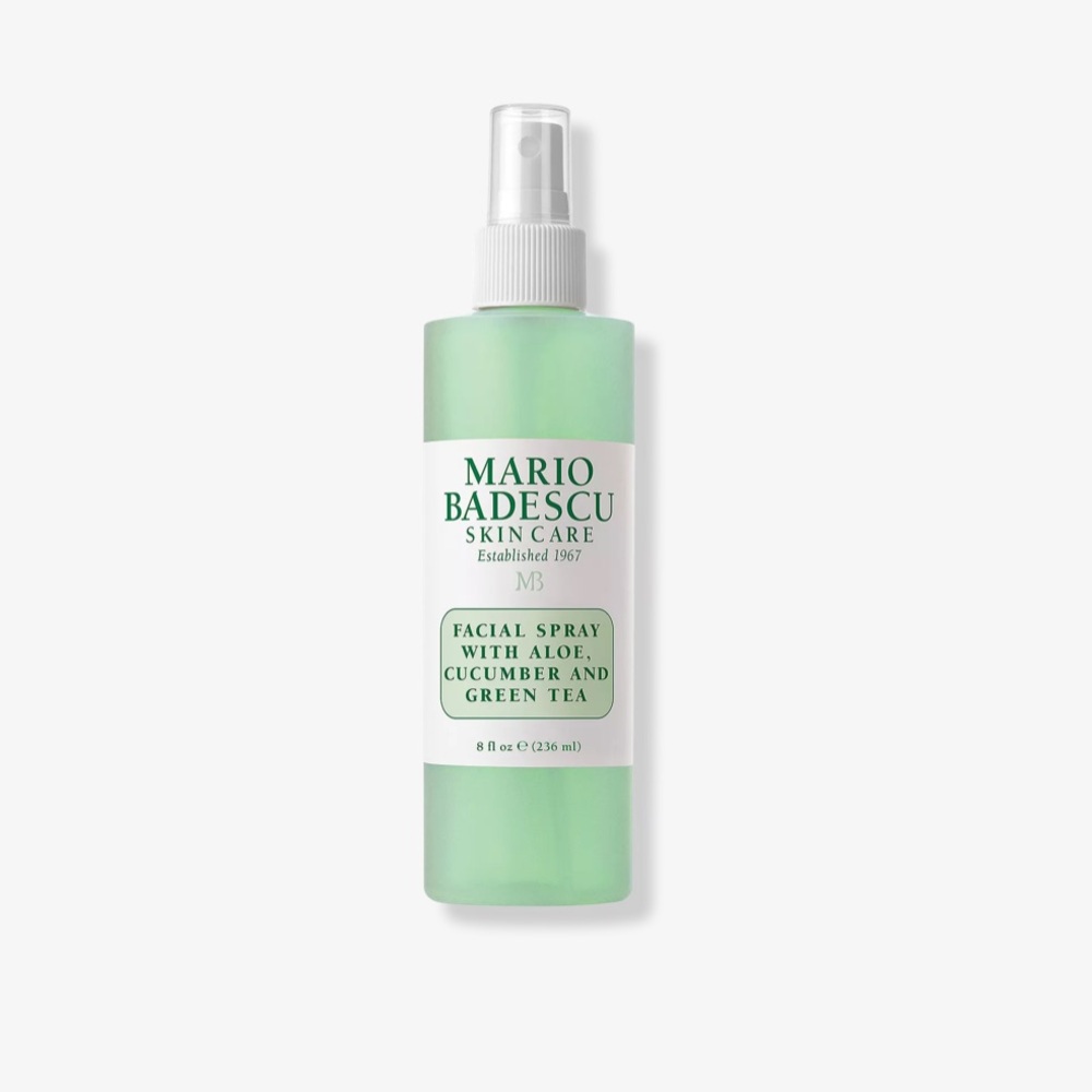 NEW! Mario Badescu Green Facial Spray with Aloe and Cucumber 6oz